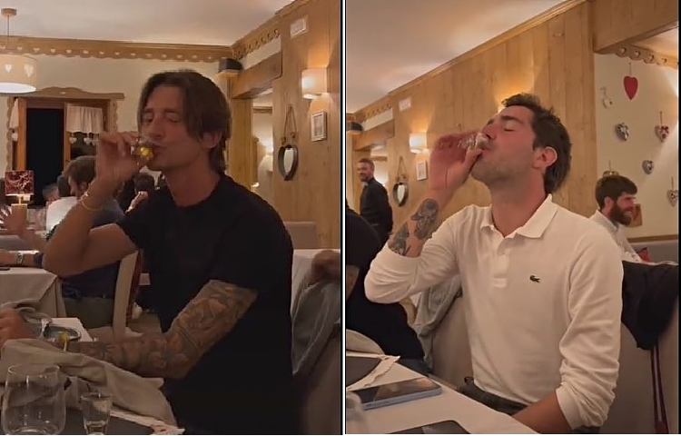 Francesco Oppini Tommaso Zorzi insieme serata shot