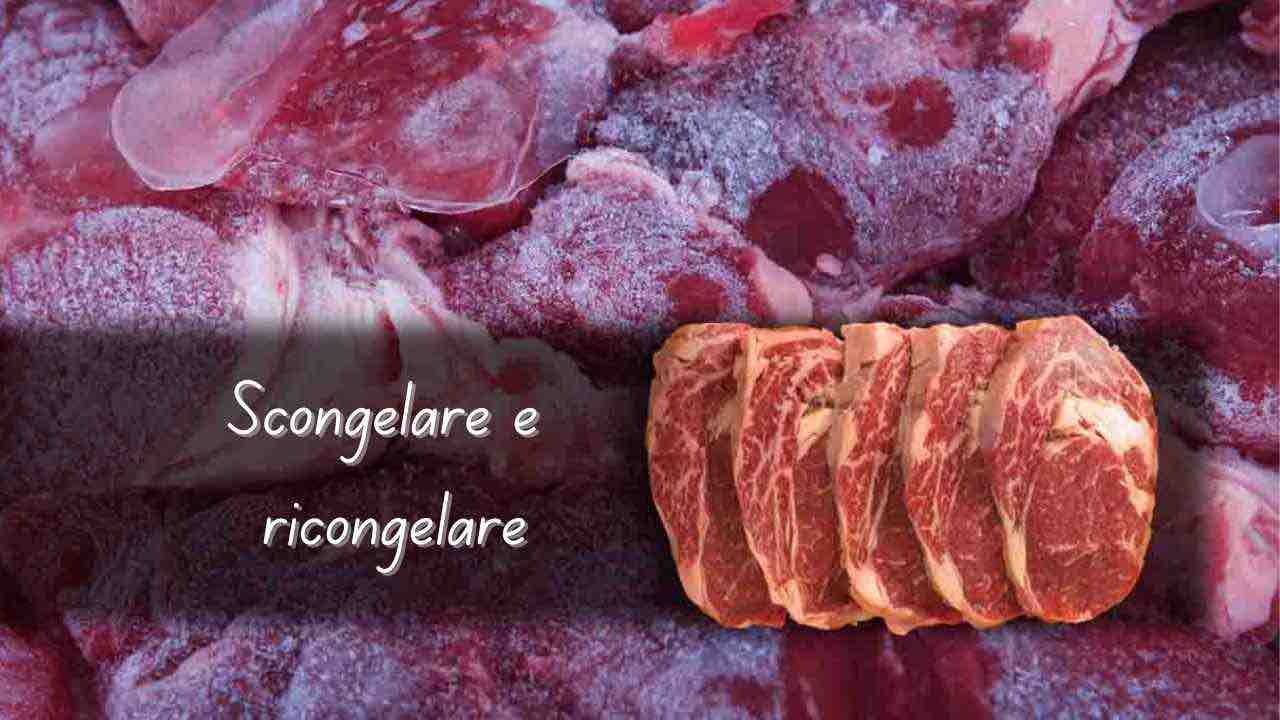 scongelare e ricongelare