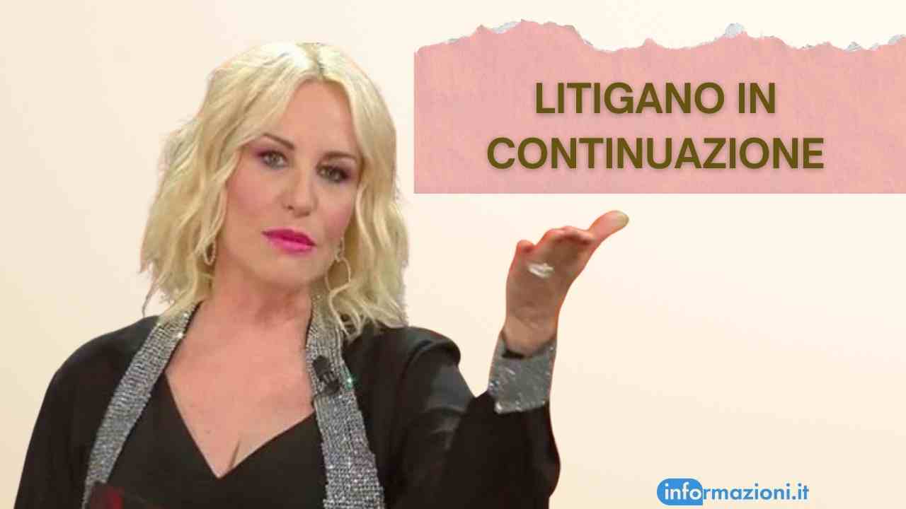 La Clerici litiga in continuazione