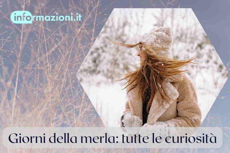 Giorni della merla curiosità sui giorni
