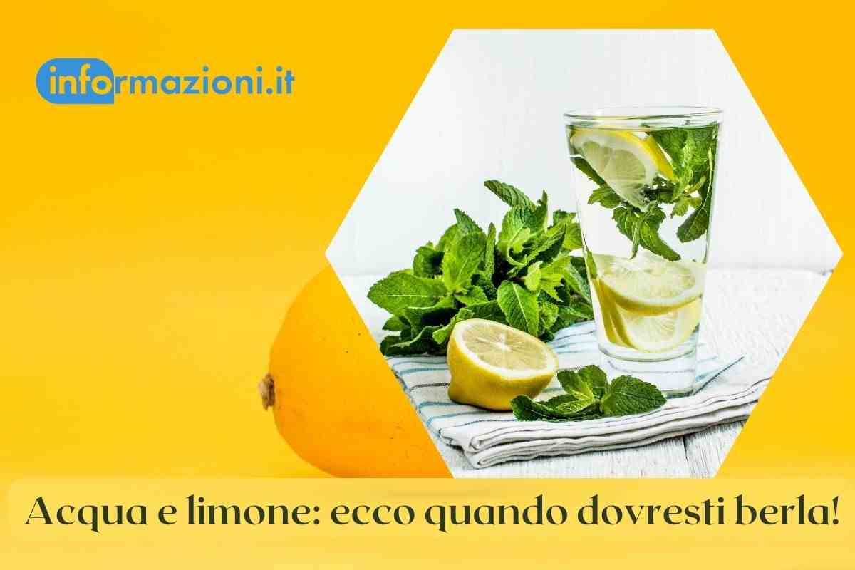 acqua e limone