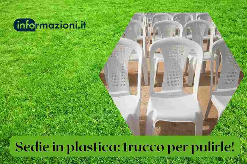 sedie plastica