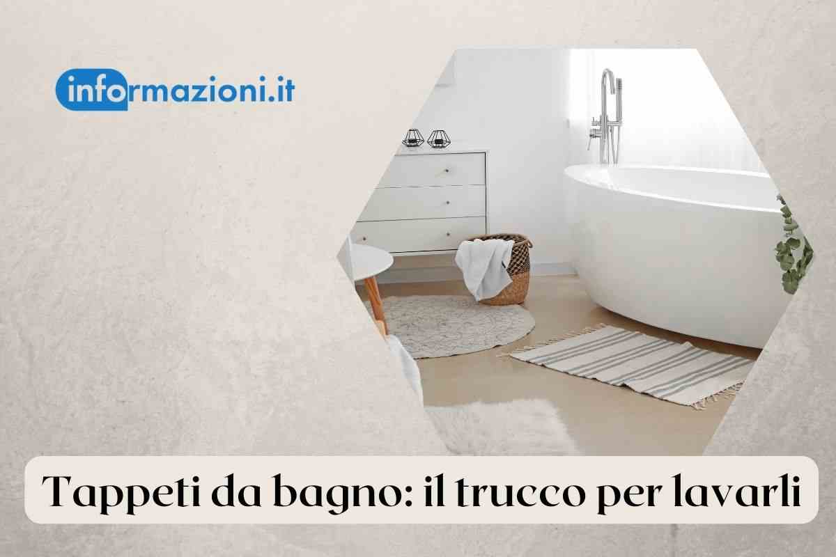 tappeti bagno